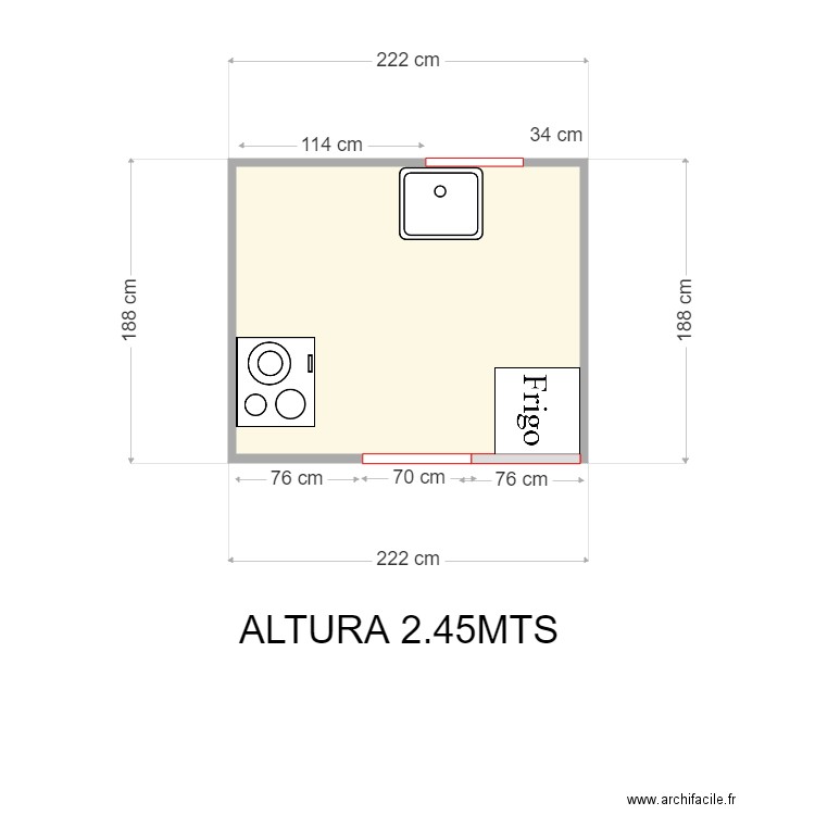 LAURA GALLARDO COCINA. Plan de 0 pièce et 0 m2