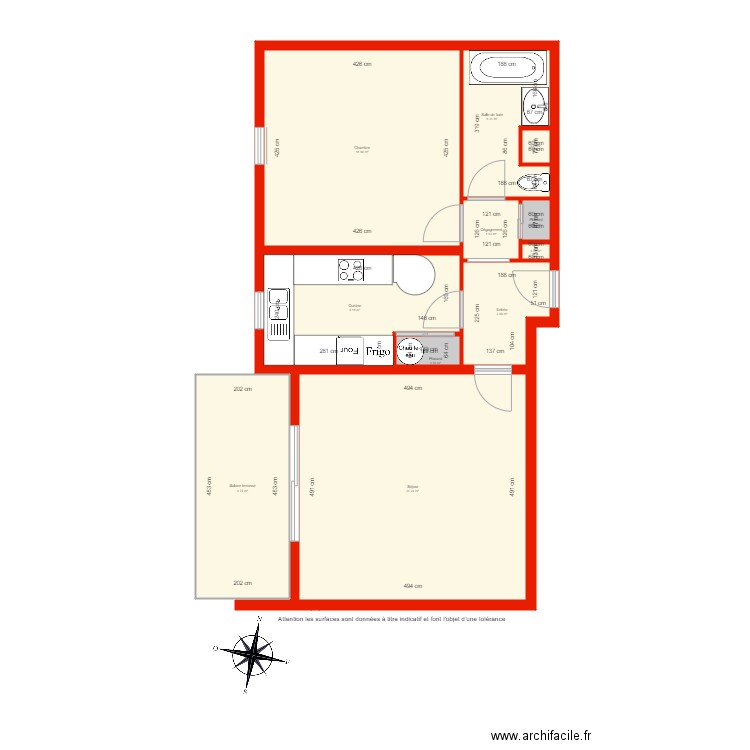 BI 4923 côté. Plan de 0 pièce et 0 m2