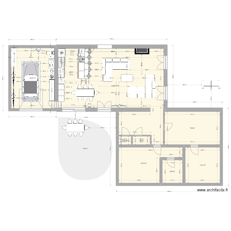 Marcy janvier matandso four pizza + garage. Plan de 0 pièce et 0 m2