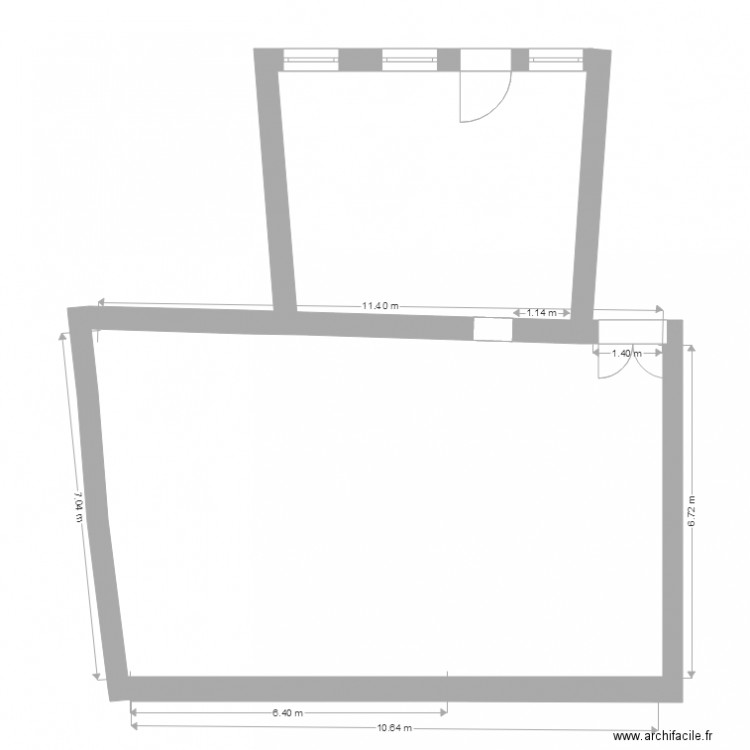 plan  chouvel  etat des lieux niveau rdc maison. Plan de 0 pièce et 0 m2