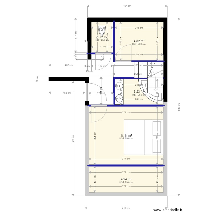 nat1. Plan de 0 pièce et 0 m2