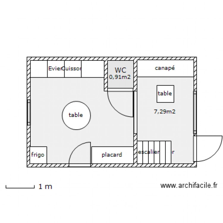 rez de chaussée mazot projet. Plan de 0 pièce et 0 m2