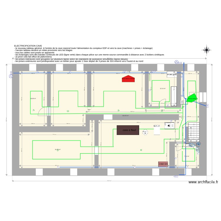 Platane St Gervais Cave. Plan de 0 pièce et 0 m2