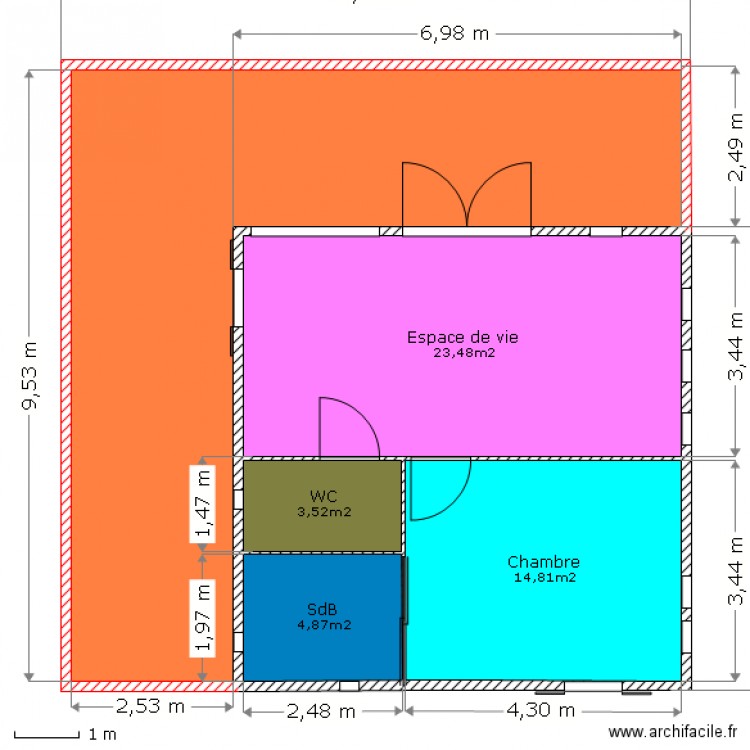 49 GUYOMARD. Plan de 0 pièce et 0 m2