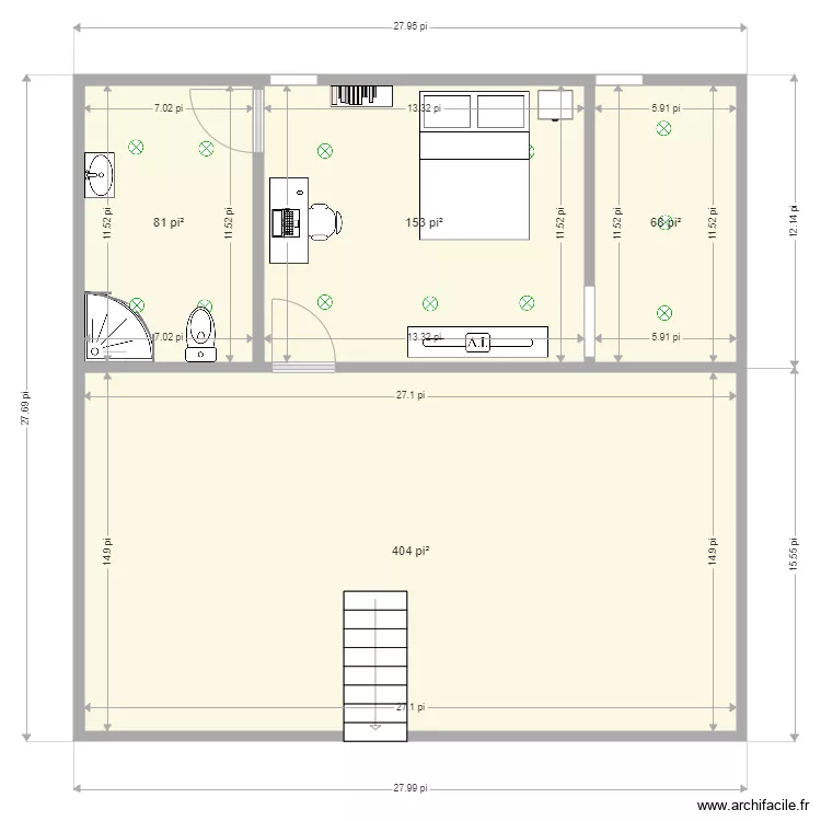 maison Christian . Plan de 