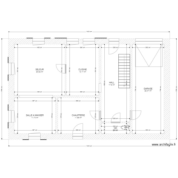 DREYER RDC. Plan de 0 pièce et 0 m2