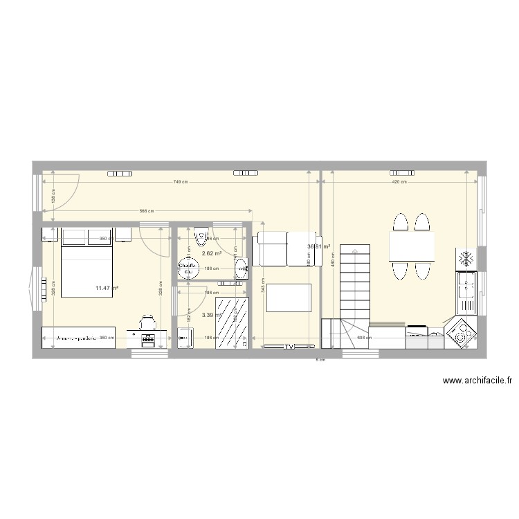 Garage. Plan de 0 pièce et 0 m2