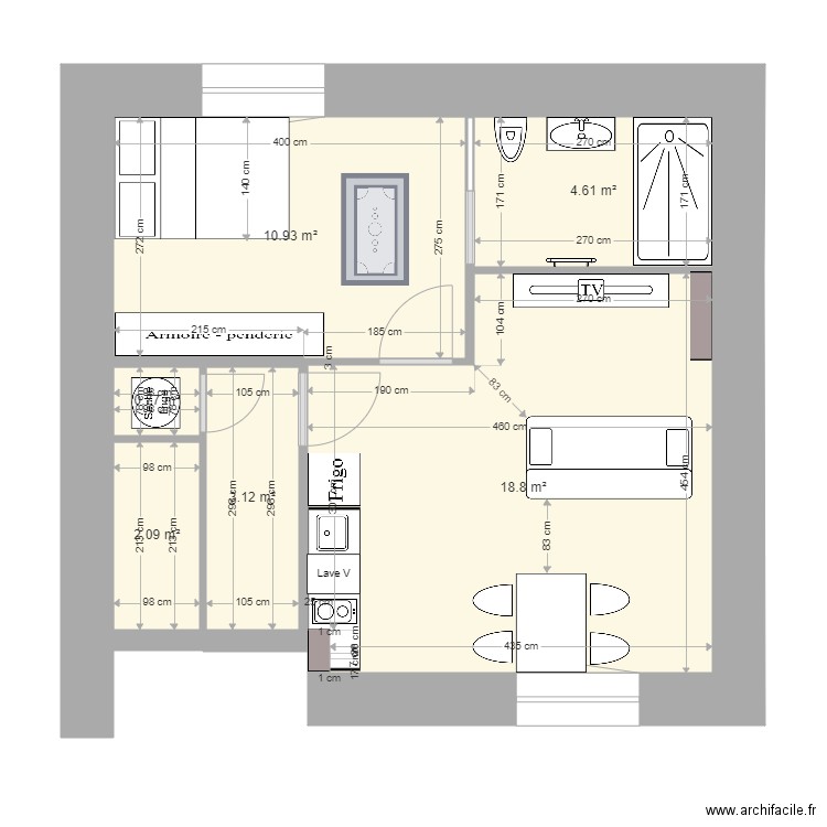 studio1 version4 hangar. Plan de 0 pièce et 0 m2