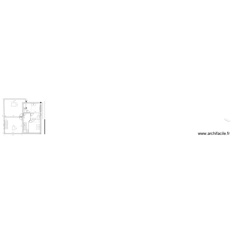chambre. Plan de chambre. Plan de