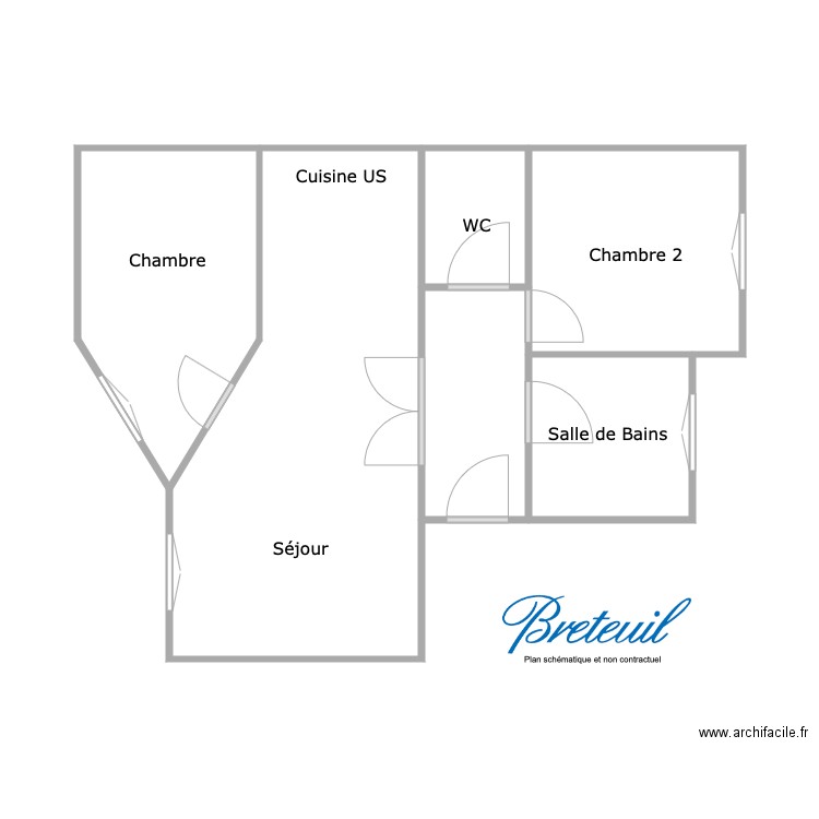 PLAN REF 1. Plan de 0 pièce et 0 m2