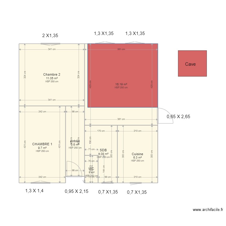 CREUZA. Plan de 0 pièce et 0 m2