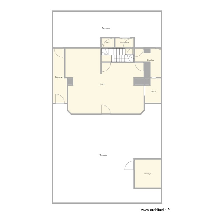 maison colombes rdc. Plan de 0 pièce et 0 m2