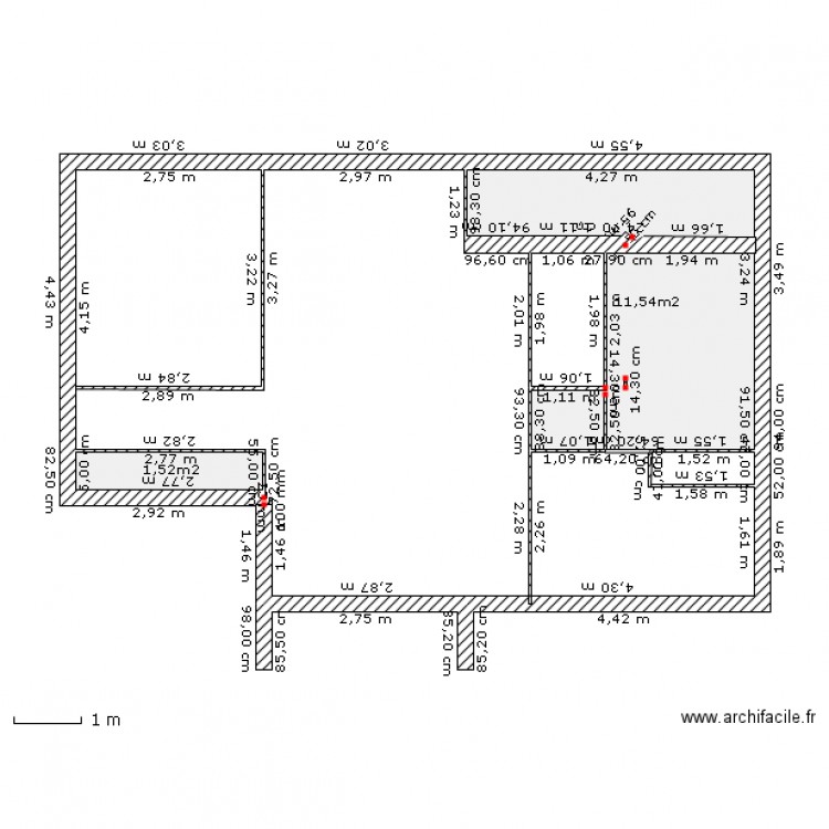 Appartement Severine Modifier. Plan de 0 pièce et 0 m2