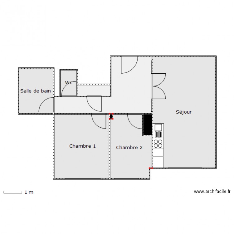 2P LES MIMOSAS. Plan de 0 pièce et 0 m2