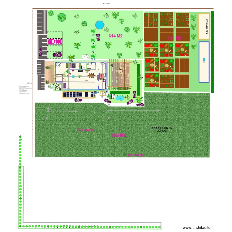 PETITE HACIENDA + AGRIC. Plan de 0 pièce et 0 m2