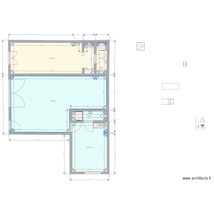 bureau begles AQUITAINE ASCENCION. Plan de 0 pièce et 0 m2