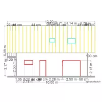 vue de face cot&eacute; entr&eacute; 