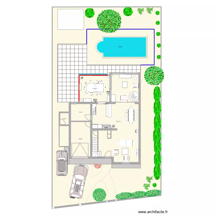 maison vernouillet 2. Plan de 8 pièces et 609 m²