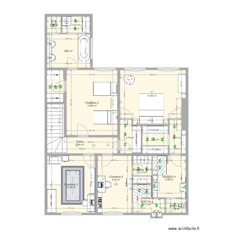 SP 2eme étage transfo. Plan de 0 pièce et 0 m2