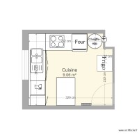 Cuisine avec meubles