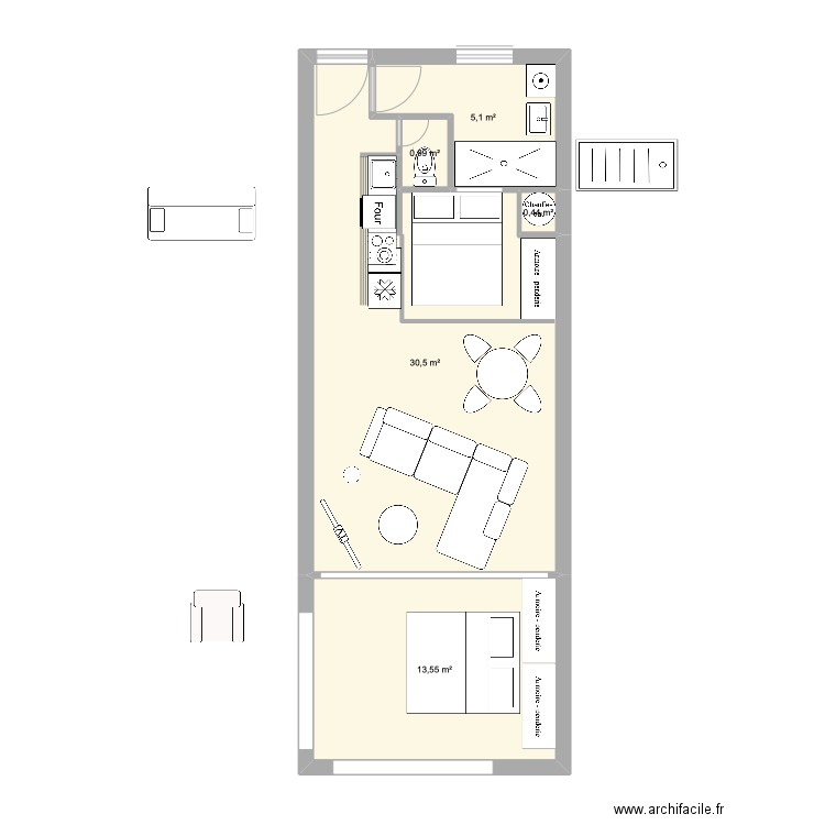 ETAT FUTUR ST MARTIN. Plan de 0 pièce et 0 m2