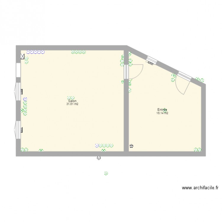 Plan Terrien. Plan de 0 pièce et 0 m2