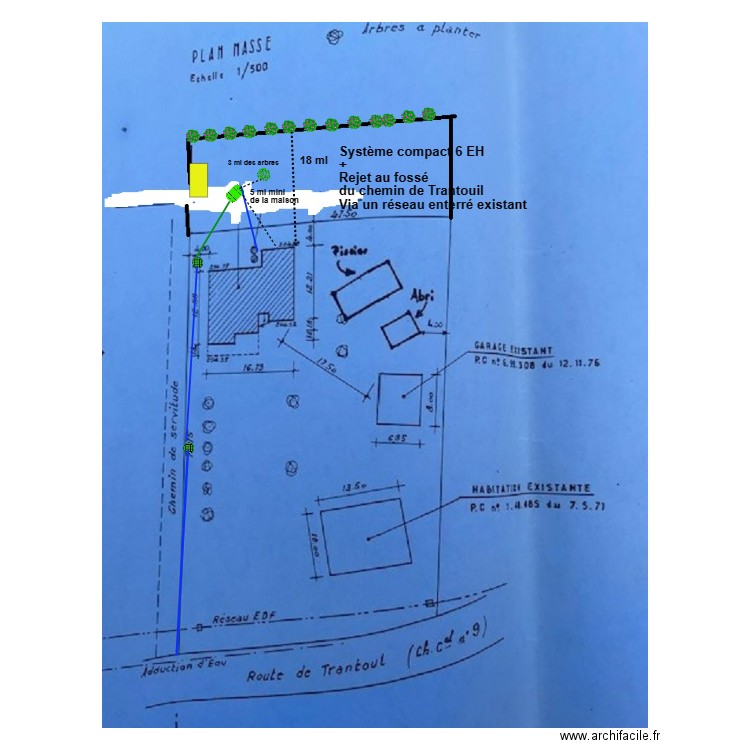Roche-Yocum. Plan de 0 pièce et 0 m2
