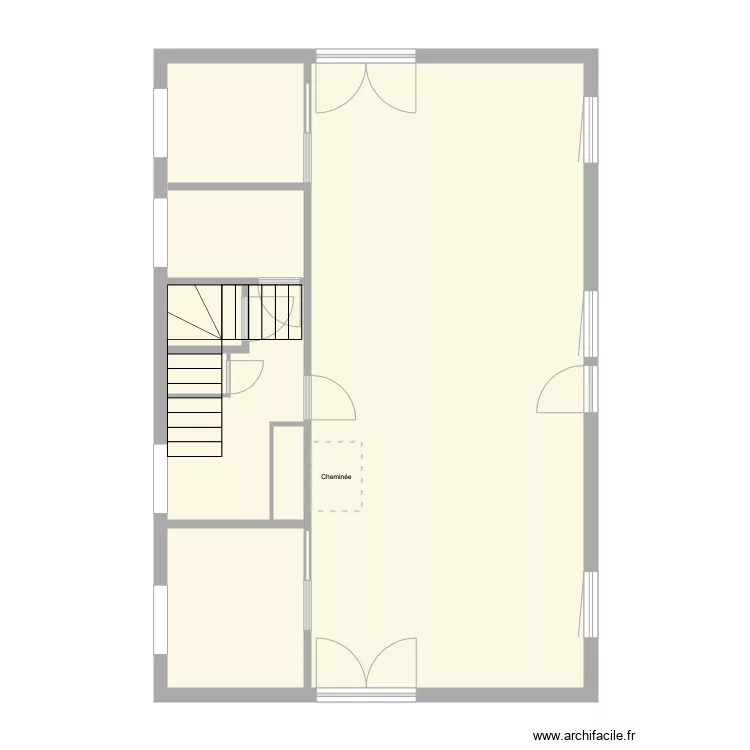 Chalet RDC. Plan de 
