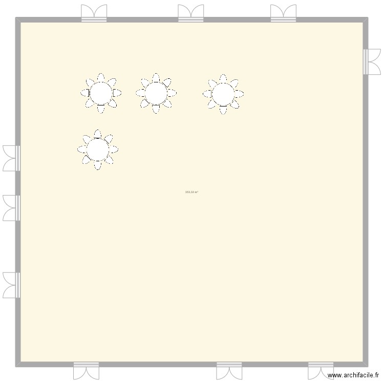 MARIAGE. Plan de 1 pièce et 353 m2