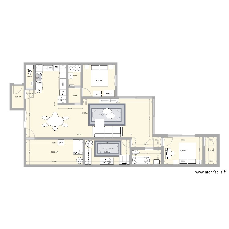 Maison2. Plan de 0 pièce et 0 m2