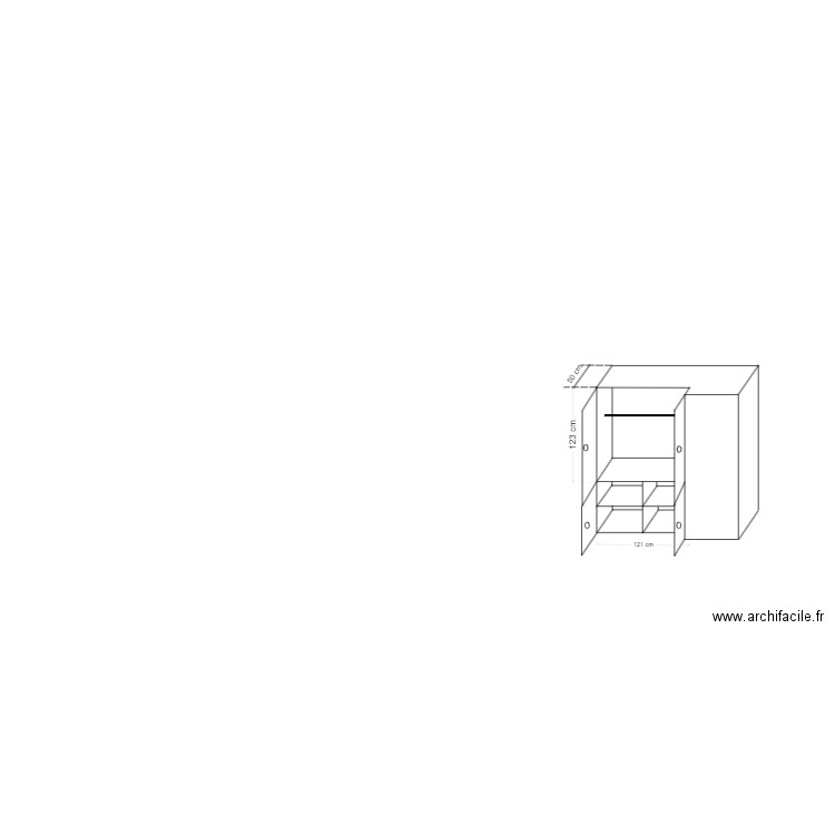 dressing v2. Plan de 0 pièce et 0 m2