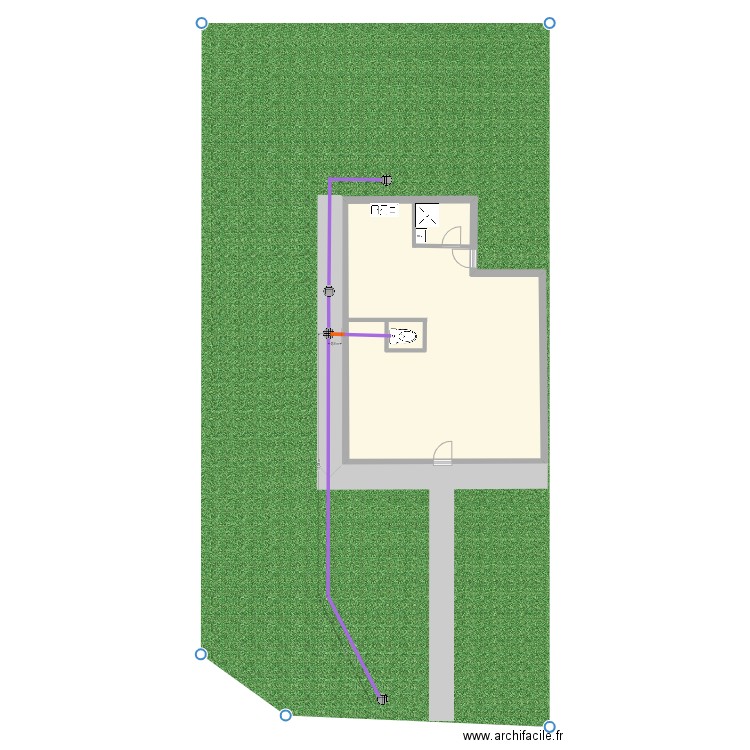 N01 Boileau . Plan de 1 pièce et 84 m2