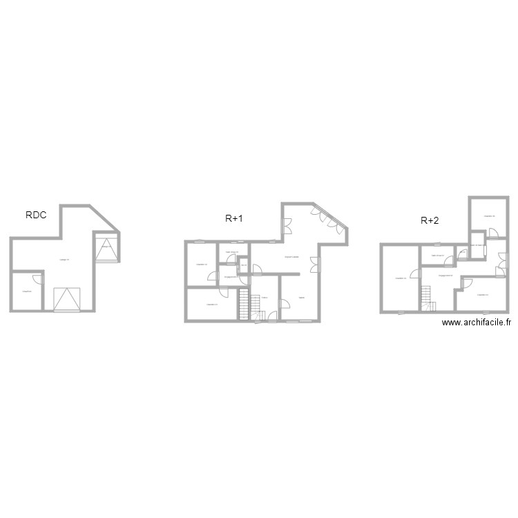 350601139. Plan de 18 pièces et 229 m2