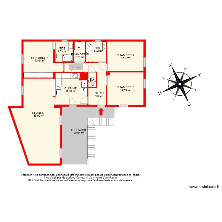 BI 7005 ETAGE PASCAL. Plan de 0 pièce et 0 m2