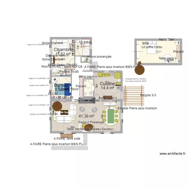 Le Bastidon V2. Plan de 