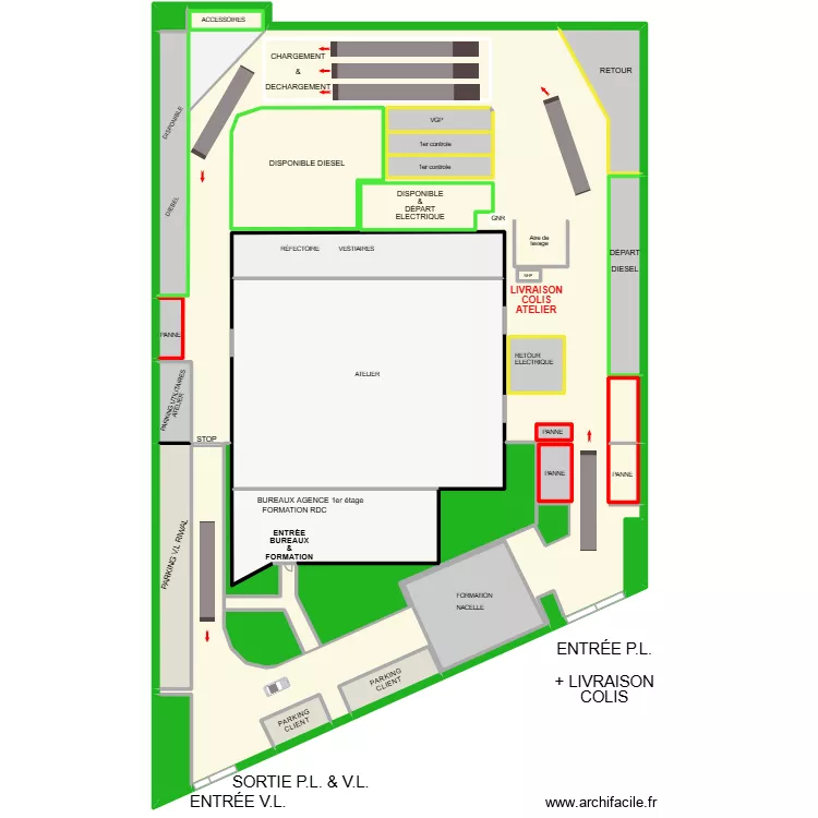 PARIS NORD 2023 MITRY MORY. Plan de 37  et 11767 m²