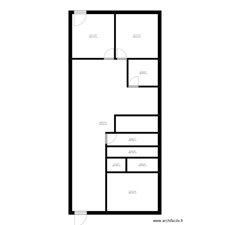 78 LIMAY 1 Champart Projet V ArL 08082022. Plan de 9 pièces et 111 m2