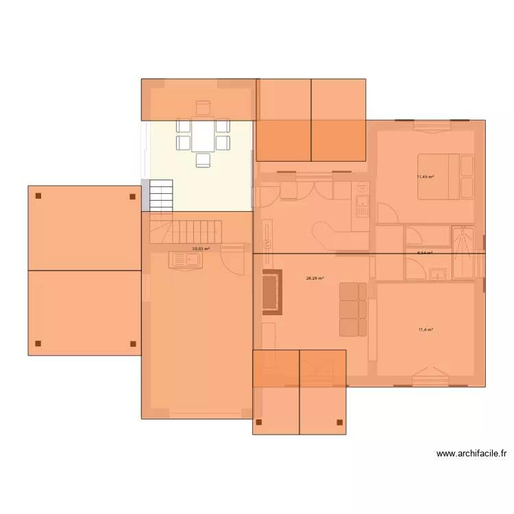 LPM projet 2. Plan de 5 et 96 m² LPM projet 2. Plan de 5 et 96 m²