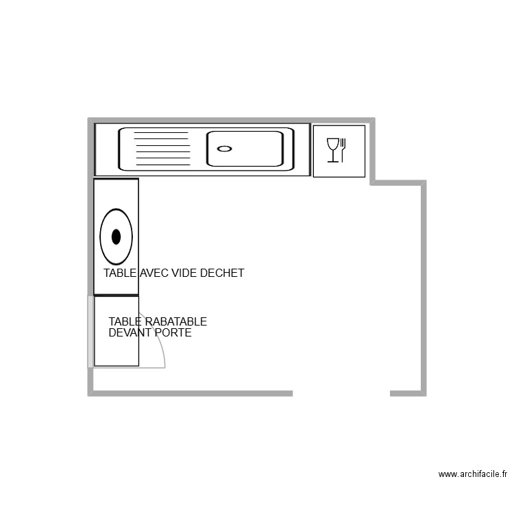 PLONGE CENTRE. Plan de 0 pièce et 0 m2