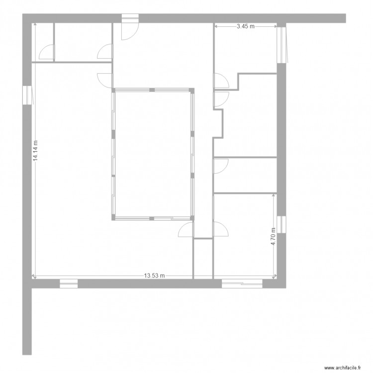 CARRE plan general sans cotes. Plan de 0 pièce et 0 m2