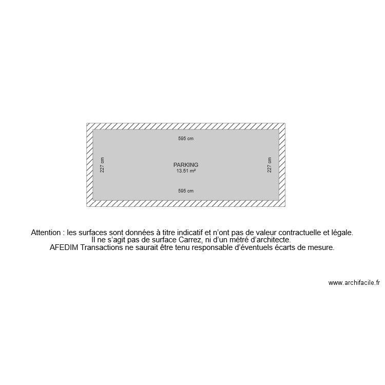 BI 5062 PARKING. Plan de 0 pièce et 0 m2