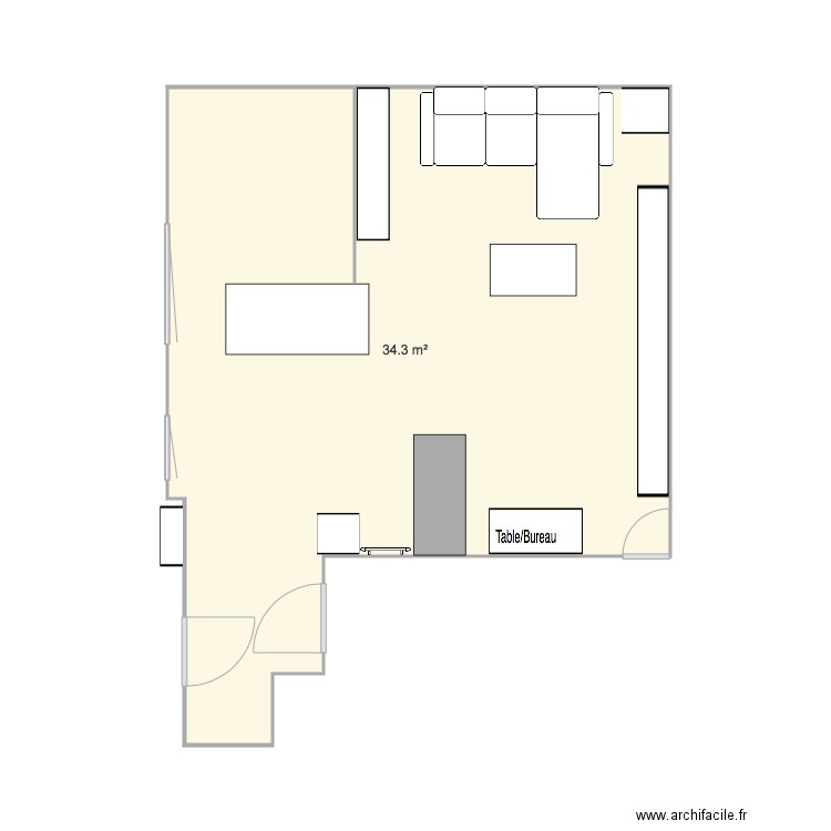 Salon Maison . Plan de 0 pièce et 0 m2