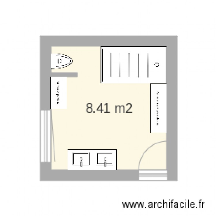 salle de bains. Plan de 0 pièce et 0 m2