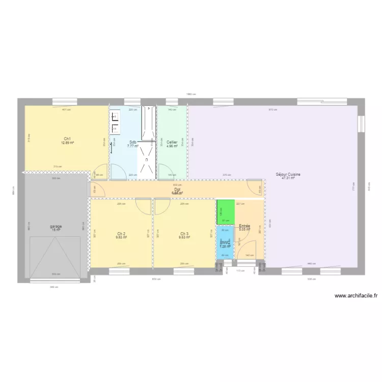 ROSSIGNY. Plan de 