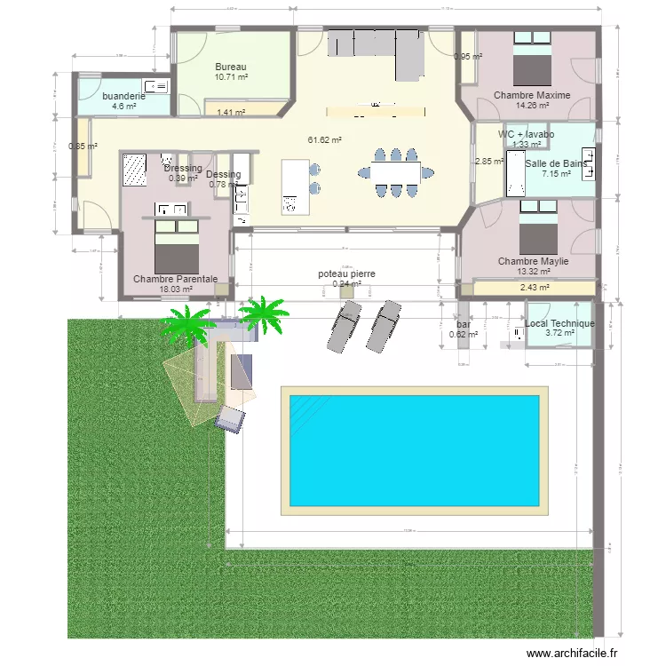 plan maison. Plan de 