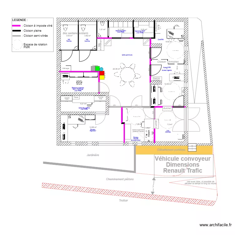 Régie P et PM. Plan de Régie P et PM. Plan de