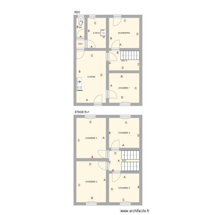 mingaud. Plan de 0 pièce et 0 m2