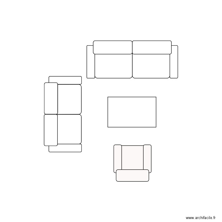 coin salon. Plan de 0 pièce et 0 m2