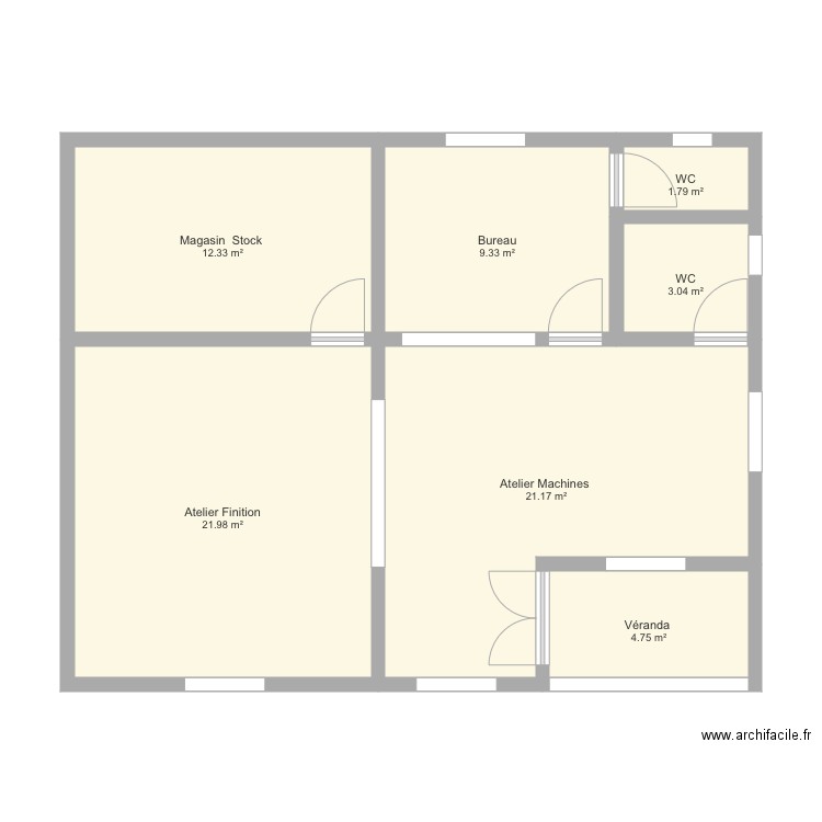 Plan Final usine Rostand . Plan de 0 pièce et 0 m2