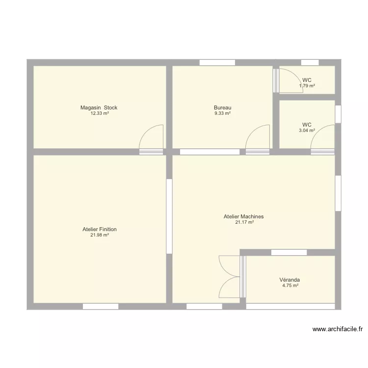 Plan Final usine Rostand . Plan de 